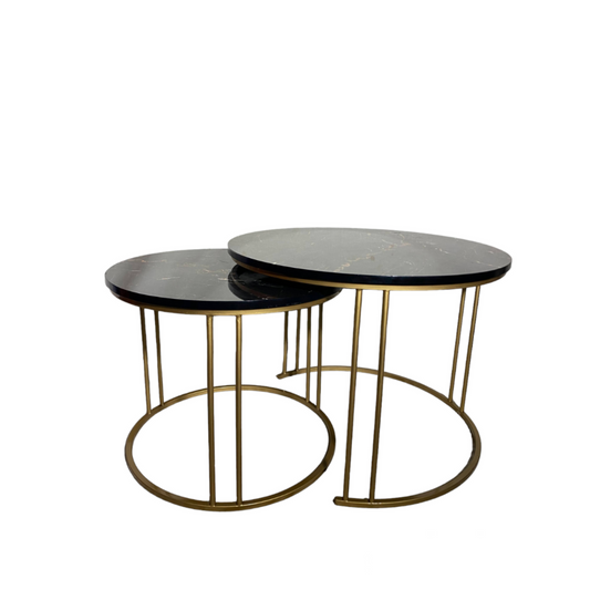 Round Nesting Center Table