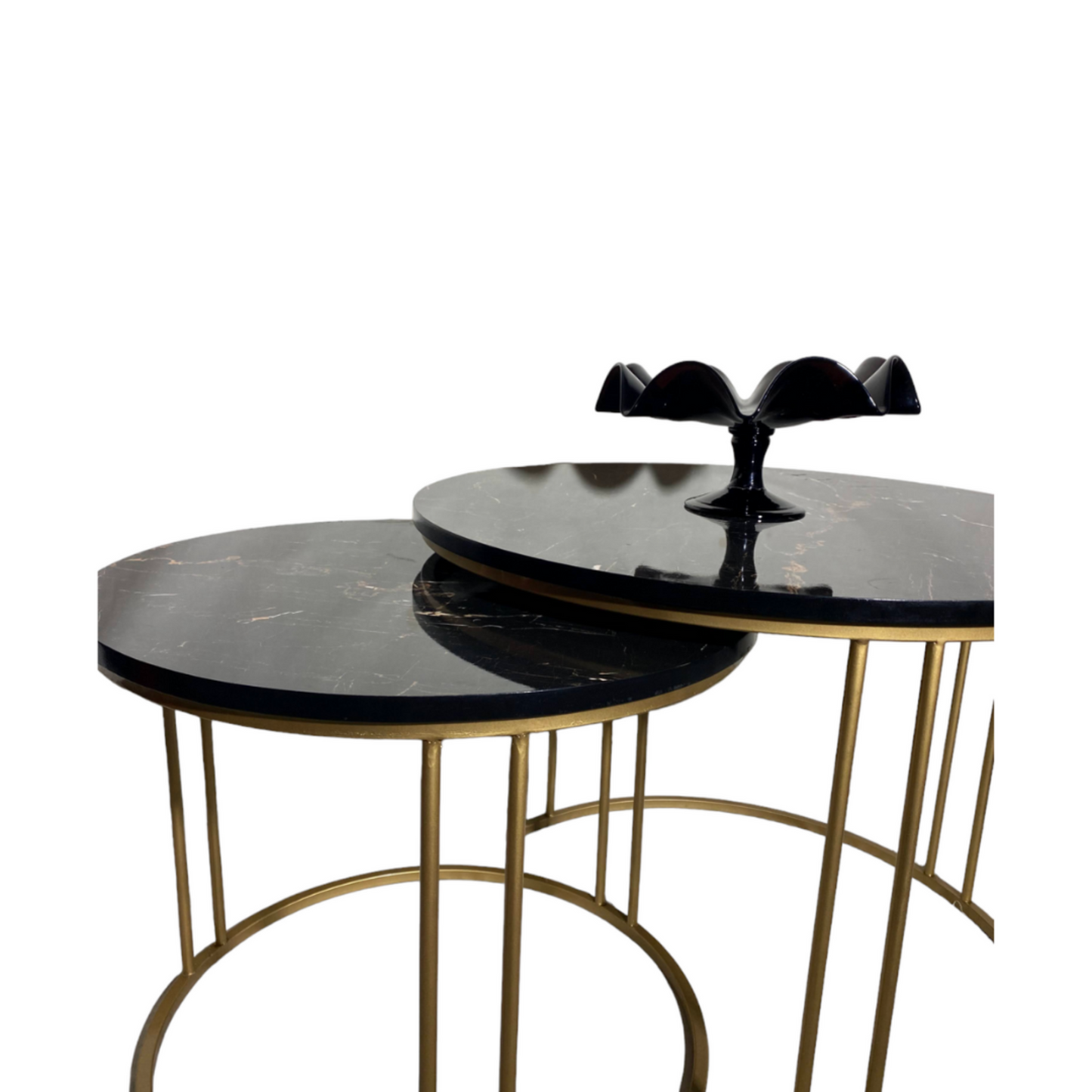 Round Nesting Center Table